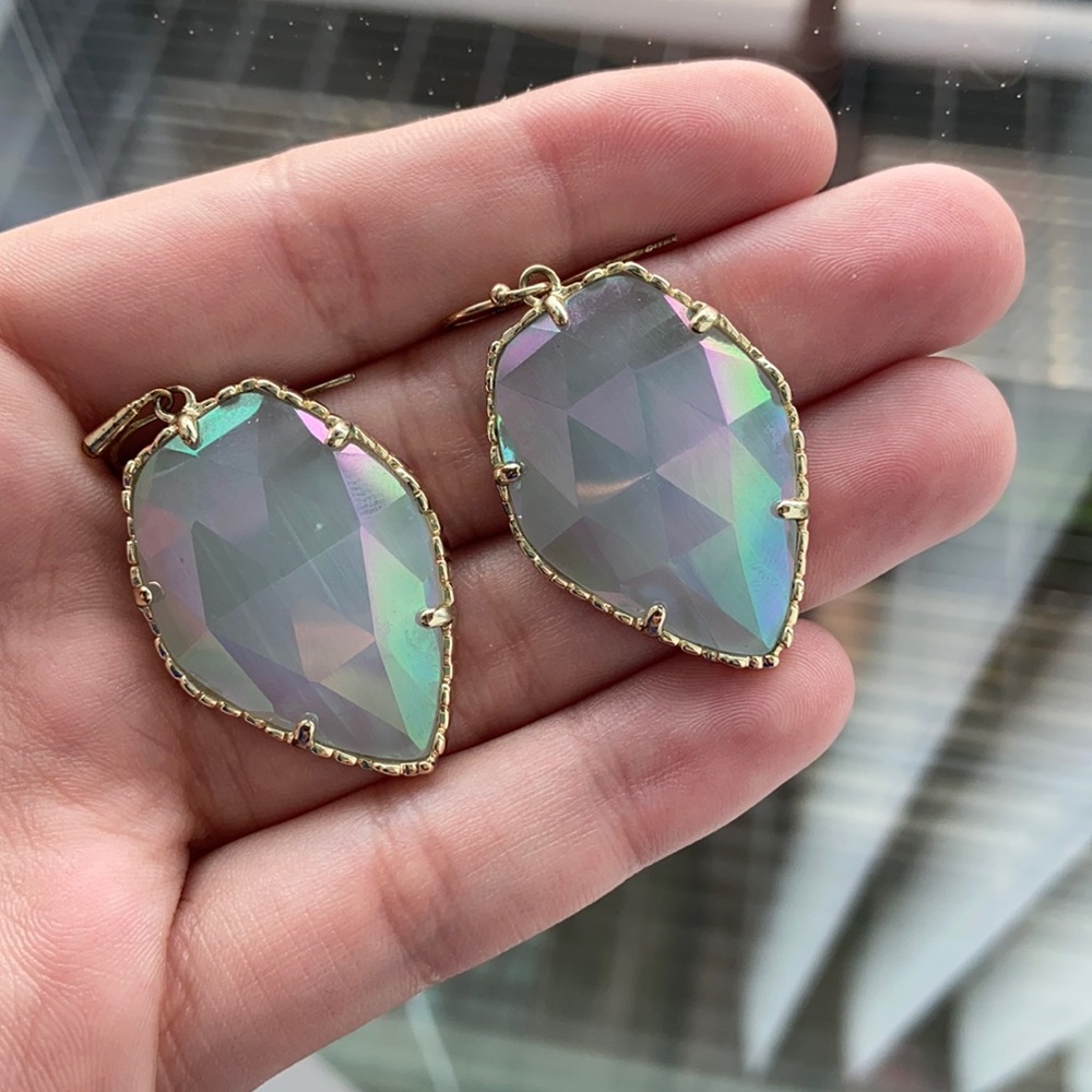 Iridescent Slate Corley Earrings